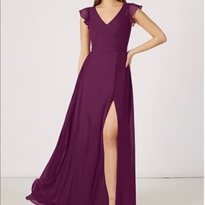 AZAZIE CLAUDINE DRESS IN RASPBERRY